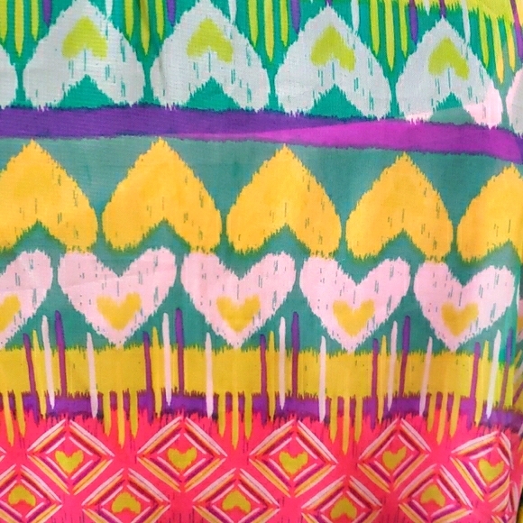 George Multi-Color Blouse with Tank Underneath - Picture 5 of 11